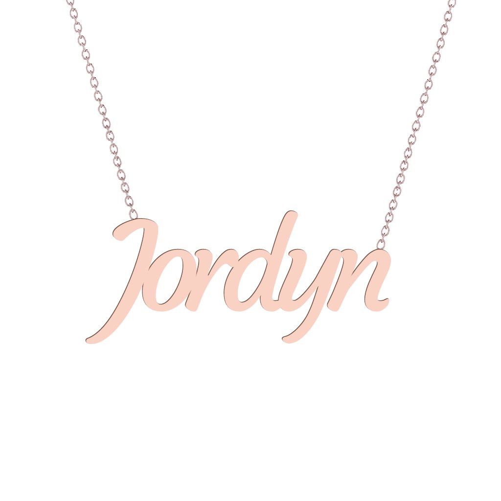 Gold Name Necklace - Jordyn